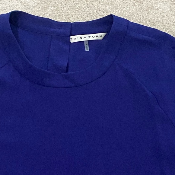 Trina Turk Silk Blouse - Picture 7 of 12